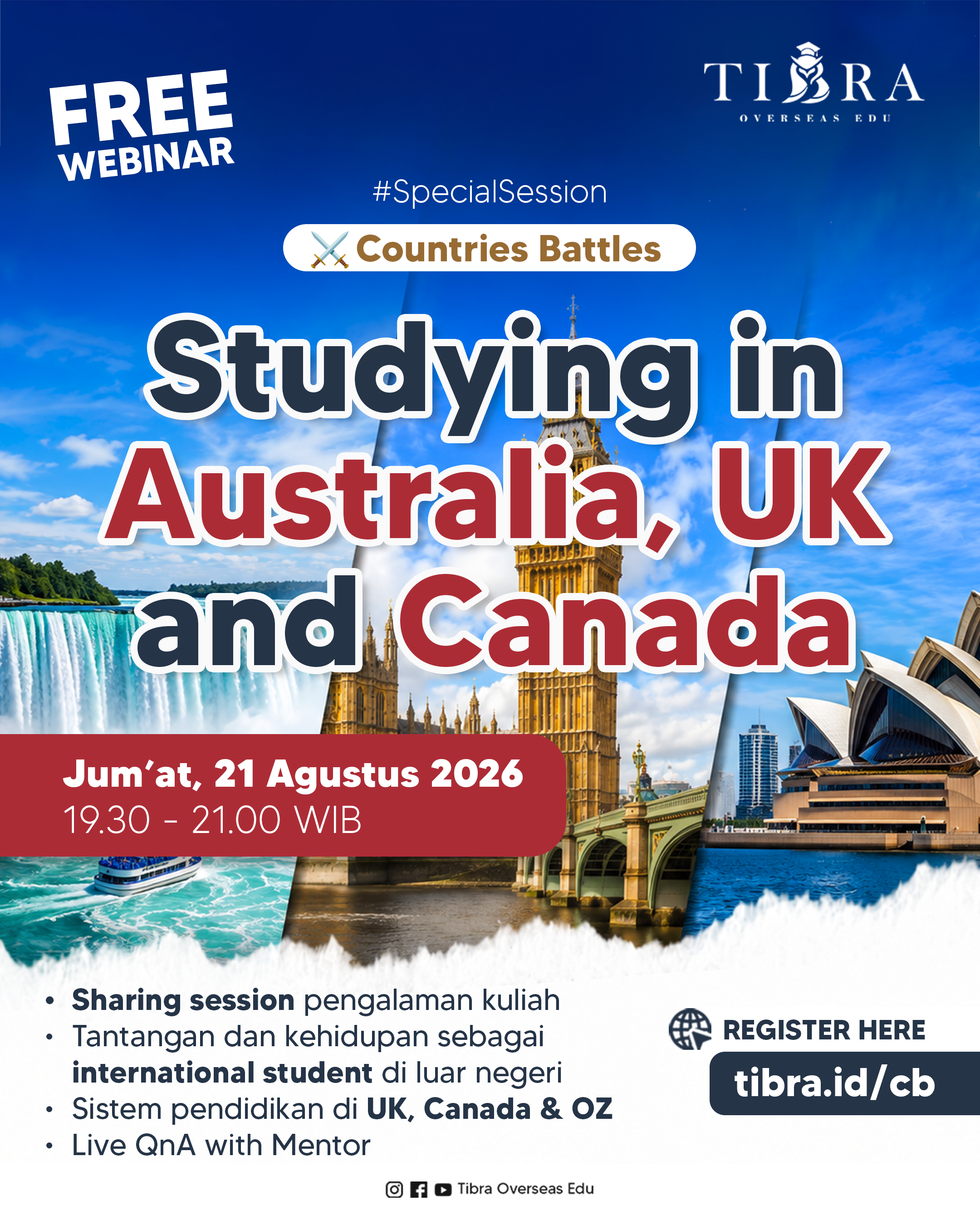 Country Battles: Studying in Australia, UK and Canada